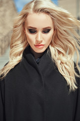 Fototapeta premium Beautiful blonde girl