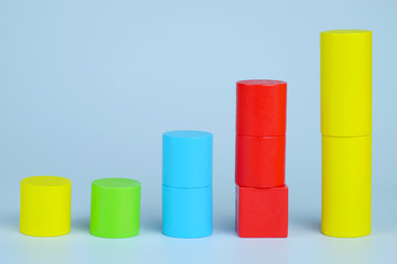 Business with graph concept.