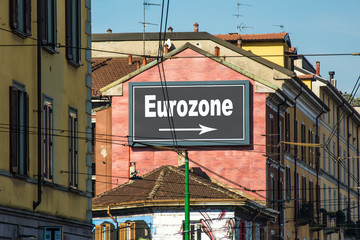 Schild 215 - Eurozone