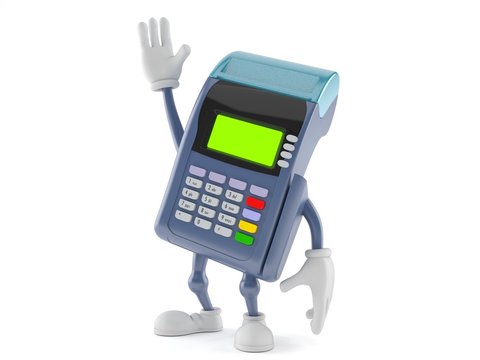 Credit card reader character
