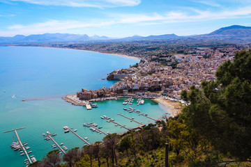 Fototapeta premium Azure Castellammare del Golfo, Sicily