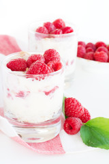Dessert of cottage cheese
