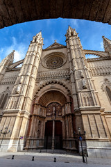 Naklejka premium Cathedral La Seu Palma de Mallorca