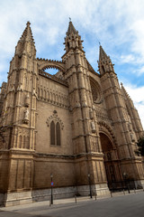 Fototapeta na wymiar Cathedral La Seu Palma de Mallorca