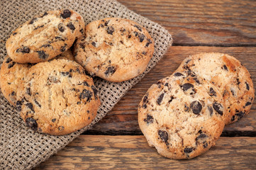 heap of delicious oat cookies