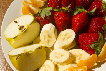 Fototapeta na wymiar assorted fruit