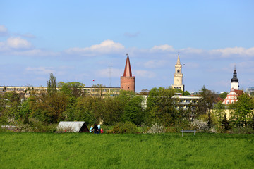 Miasto Opole,Wieża Piastowska, Ratusz Opolski.