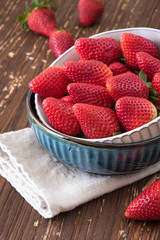 Erdbeerzeit / frische Erdbeeren