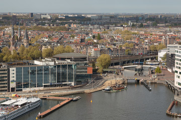 Naklejka premium The City of Amsterdam