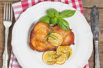 Roast chicken, Roast Chicken row,