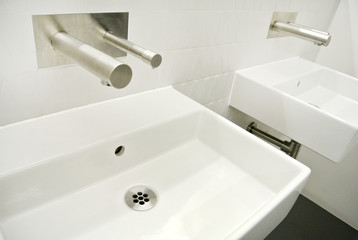 bathroom sink detail