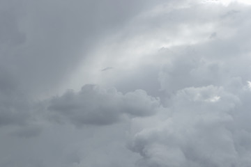 Large grey clouds