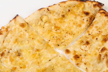 Naan with cheese and garlic