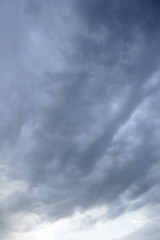 Fototapeta premium Large grey clouds