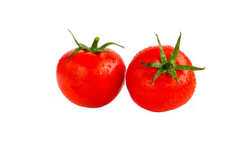 Tomato isolated on white background