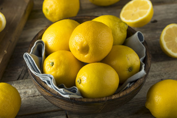 Raw Organic Yellow Lemons