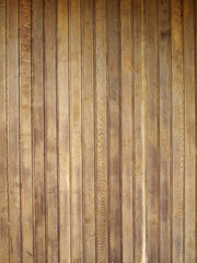 Vertical wood strips