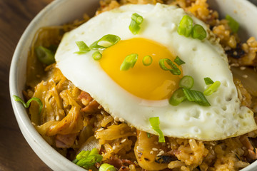 Homemade Korean Kimchi Fried Rice