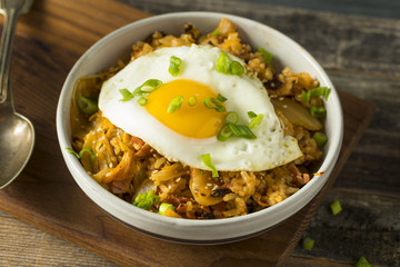 Homemade Korean Kimchi Fried Rice