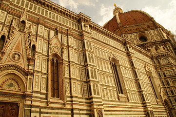 Der Dom in Florenz / Italien / Teilansichten