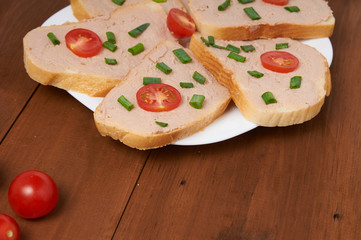 sandwiches with pate