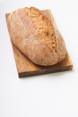Rye bread isolated