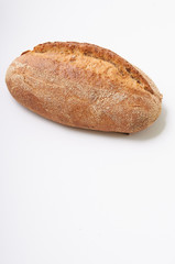 Rye bread isolated