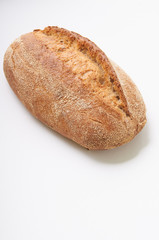 Rye bread isolated