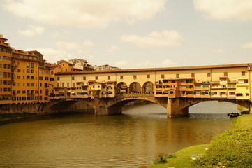 Obraz premium Ponte Vecchio in Florenz / Italien
