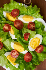 fresh salad closeup