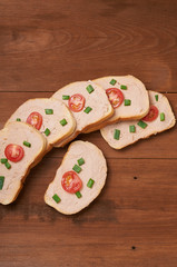 sandwiches with pate