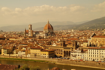 Fototapeta na wymiar Annsichten von Florenz / Italien