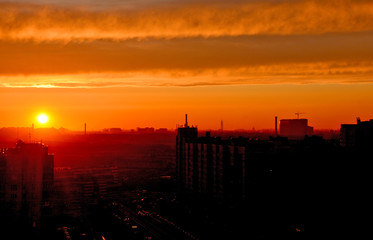 Colorful sunset