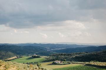 Fototapeta na wymiar Tuscan landscapes - Italy
