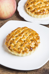 Homemade Organic Apple Pie Dessert Ready to Eat