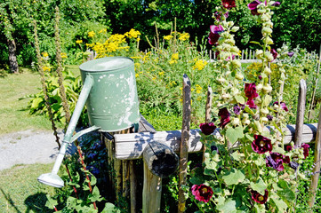 Originaler Bauerngarten in Oberbayern