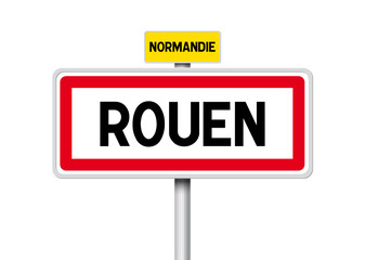 PANNEAU VILLE ROUEN