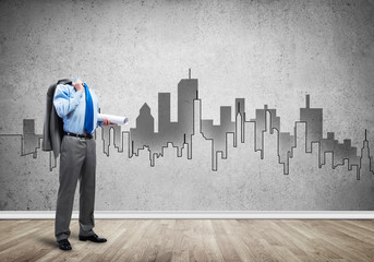 Man of engineering profession