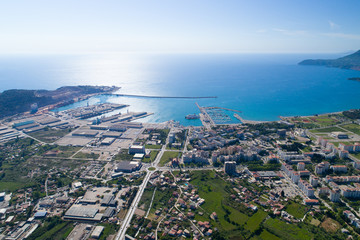 Aerial view of the city Bar