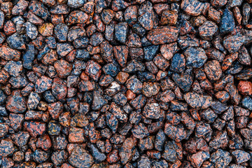 Granite pebbles