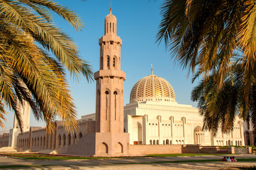 Widok na Wielki Meczet w Muscat. © sly10000