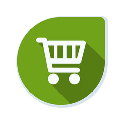 Shopping cart button illustration