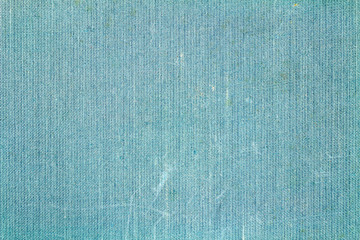 Blue textile texture with stains and fading. Abstract background