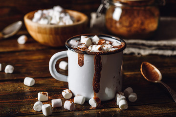Mug of Cocoa with Marshmallows.