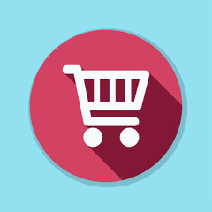 Shopping cart button illustration