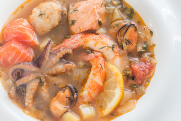 Bowl of Bouillabaisse