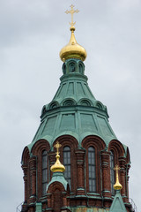 Fototapeta na wymiar Temppeliaukio Church Rock Church in Helsinki Finalnd