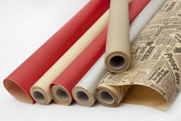 Wrapping paper rolls
