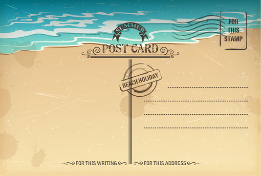 beach post card