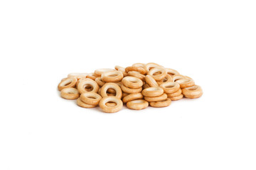 Brezel isolated on white